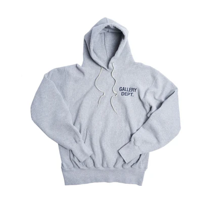 Gallery Dept Basic Logo Hoodie Unisex Grey GD-SS21-005