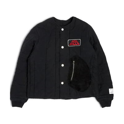 Gallery Dept Black Embroidered Lettering Button-Up Jacket Unisex RHJ-6000-BLCK-M