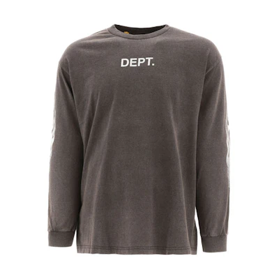 Gallery Dept Casual Long Sleeve Pullover Sweatshirt Black () DEPTFLAMESTEE-BLACK