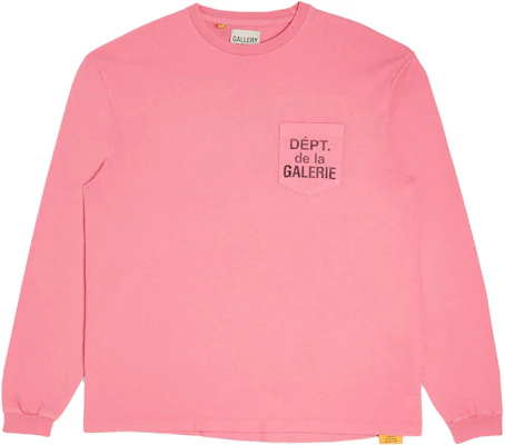 Gallery Dept Dept De La Galerie 粉色長袖口袋T恤 男款 FRP1158 Buy Gallery Dept Dept De La Galerie 粉色長袖口袋T恤 男款 FRP1158