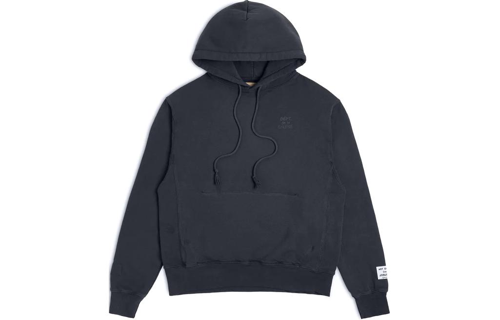 Gallery Dept Double-Sided Letter Hoodie Black - Unisex Pullover with Drawstring ATKR0000-BLCK-M