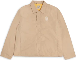 Gallery Dept FW23 Badge Print Zip-Up Long Sleeve Jacket Beige Unisex OFF-60071-NATU-M Gallery Dept FW23 Badge Print Zip-Up Long Sleeve Jacket Beige Unisex OFF-60071-NATU-M