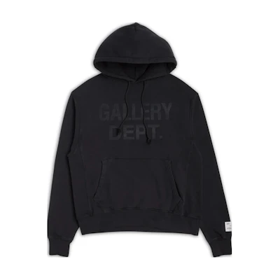 Gallery Dept FW23 Black Comfort Letter Print Hoodie Unisex Pullover Sweatshirt ENL-2000-BLCK-M