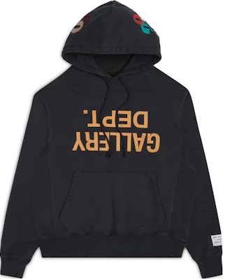 Gallery Dept FW23 Black Hoodie Pullover Sweatshirt GPFU-50009-BLCK Buy Gallery Dept FW23 Black Hoodie Pullover Sweatshirt GPFU-50009-BLCK