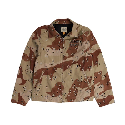 Gallery Dept FW23 Camo Zip-Up Long Sleeve Jacket Chocolate Unisex MJK-60199-CHCH-M