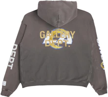 Gallery Dept FW23 Distressed Logo Print Hoodie Pullover Brown (Unisex) RVH-0003C Gallery Dept FW23 Distressed Logo Print Hoodie Pullover Brown (Unisex) RVH-0003C