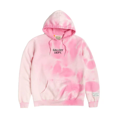 Gallery Dept FW23 Gradient Letter Print Pink Hoodie Unisex Pullover Long Sleeve CL-2056SF-M