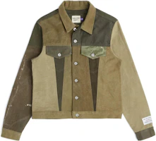 Gallery Dept FW23 Olive Button-Up Collared Long Sleeve Jacket Unisex ADJ-6042-OLIV-M Gallery Dept FW23 Olive Button-Up Collared Long Sleeve Jacket Unisex ADJ-6042-OLIV-M