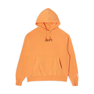 Gallery Dept FW23 Orange Letter Print Hoodie Unisex Pullover Sweater DT-2065-FORG-M