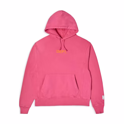 Gallery Dept FW23 Pink Letter Print Pullover Hoodie Unisex DT-2056-FPNK-M