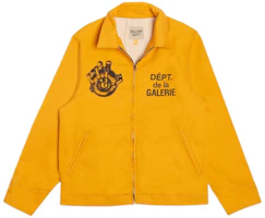 Gallery Dept G-Ball Montecito Graphic Print Zip Jacket Unisex Yellow GD-SS21-120 Gallery Dept G-Ball Montecito Graphic Print Zip Jacket Unisex Yellow GD-SS21-120