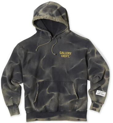 Gallery Dept GD Sunfaded Pullover Hoodie Washed Dark Grey GD-SS21-065 Buy Gallery Dept GD Sunfaded Pullover Hoodie Washed Dark Grey GD-SS21-065