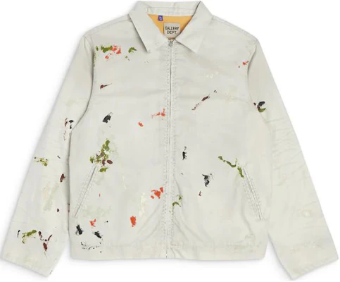 Gallery Dept 塗鴉拉鍊領夾克 男女款 白色 MJKP-60030-AWHT-M Buy Gallery Dept 塗鴉拉鍊領夾克 男女款 白色 MJKP-60030-AWHT-M