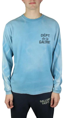 Gallery Dept 字母圖案藍色長袖圓領衛衣 男款 FLS-60056-TEAL Buy Gallery Dept 字母圖案藍色長袖圓領衛衣 男款 FLS-60056-TEAL