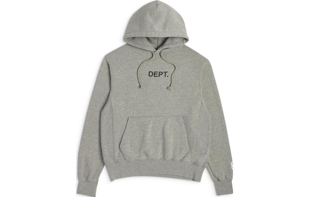 Gallery Dept Letter Logo Hoodie Unisex Gray DT-2020-HGRY