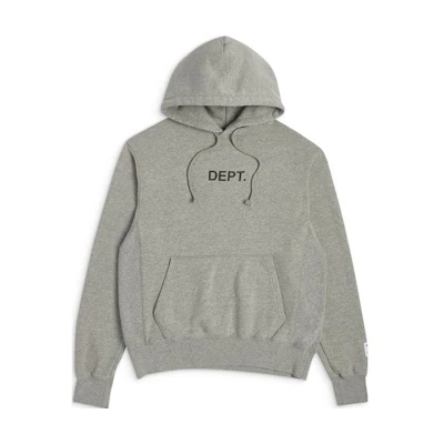 Gallery Dept Letter Logo Hoodie Unisex Gray DT-2020-HGRY