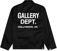 Gallery Dept Letter Logo Print Long Sleeve Jacket Men’s Black MJK60000BLCK Gallery Dept Letter Logo Print Long Sleeve Jacket Men’s Black MJK60000BLCK