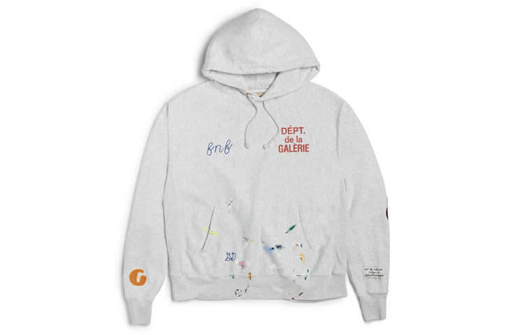 Gallery Dept Pullover Hoodie Unisex Gray GD-SS21-025