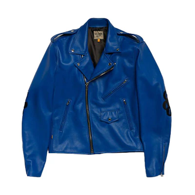 Gallery Dept Solid Color Zip-Up Collar Jacket Blue - Long Sleeve GD-SS21-052