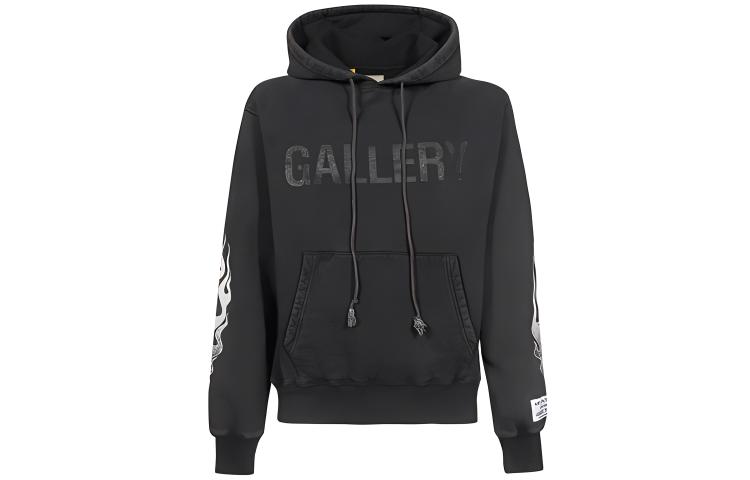 Gallery Dept SS22 Black Hoodie Long Sleeve Sweater FH-2000-BLCK