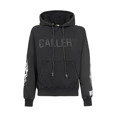 Gallery Dept SS22 Black Hoodie Long Sleeve Sweater FH-2000-BLCK