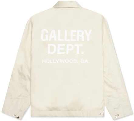 Jaket Lengan Panjang Putih Logo Gallery Dept SS22 Kemeja Luar Kasual MJK60030WHTE Buy Jaket Lengan Panjang Putih Logo Gallery Dept SS22 Kemeja Luar Kasual MJK60030WHTE