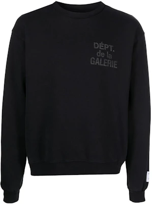 Gallery Dept SS23 黑色字母印花長袖圓領上衣 男款衛衣 ATK2300BLACK Buy Gallery Dept SS23 黑色字母印花長袖圓領上衣 男款衛衣 ATK2300BLACK