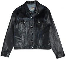 Gallery Dept SS23 Black Solid Color Button-Up Collar Jacket for Men ADJ6000BLCK Gallery Dept SS23 Black Solid Color Button-Up Collar Jacket for Men ADJ6000BLCK