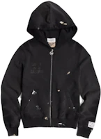 Gallery Dept SS23 Graffiti Zip-Up Hoodie Black () RM-HOG006-BLCK Gallery Dept SS23 Graffiti Zip-Up Hoodie Black () RM-HOG006-BLCK