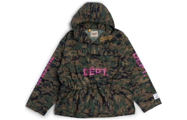 Gallery Dept SS23 Logo Print Hoodie Camo Casual Wear DCA-6070-CAMO