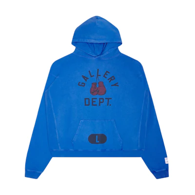 Gallery Dept SS24 Blue Letter Pullover Hoodie Long Sleeve BMH-50012-ROYL