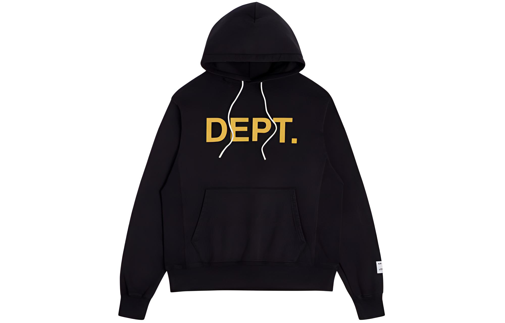 Gallery Dept SS24 Letter Hoodie Unisex Black DPH-2015-BLCK-M-XS