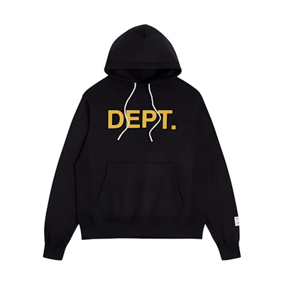 Gallery Dept SS24 Letter Hoodie Unisex Black DPH-2015-BLCK-M-XS