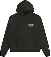 Gallery Dept Vintage Black Letter Print Hoodie Long Sleeve GDLH-50025-VINT Gallery Dept Vintage Black Letter Print Hoodie Long Sleeve GDLH-50025-VINT