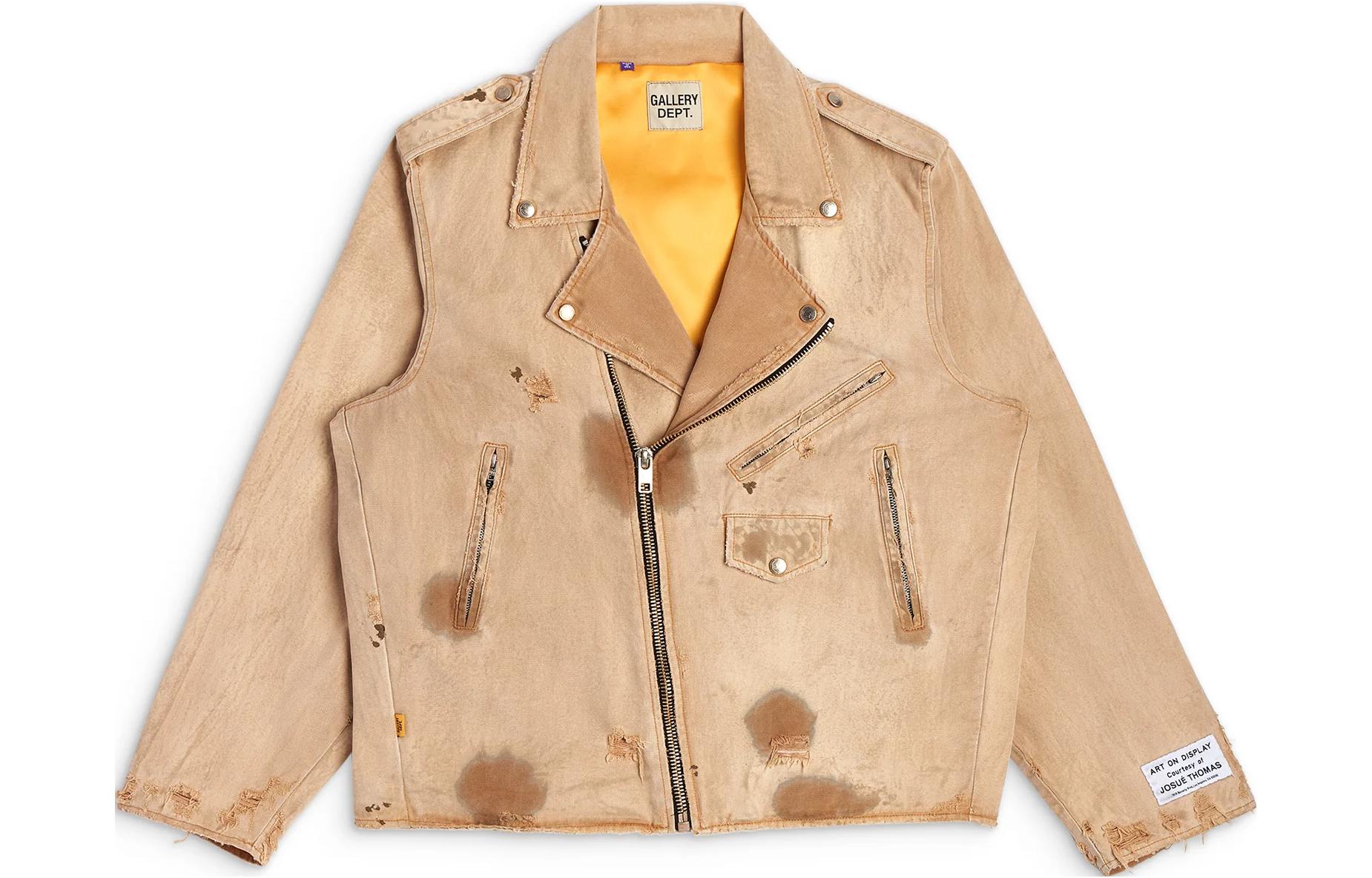 Gallery Dept Vintage Brown Casual Zip Jacket RRJ-6040-VBRW