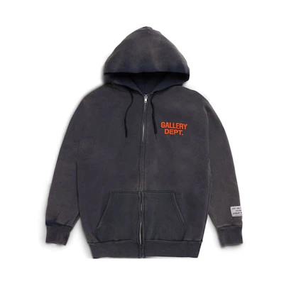 Gallery Dept Vintage Full-Zip Hoodie Jacket Men’s Blue GD-SS21-551