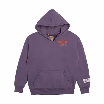 Gallery Dept Vintage GD Pullover Hoodie Purple - Unisex Letter Design GD-SS21-058