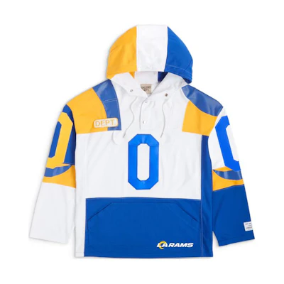 Gallery Dept X LA Rams Anorak Color Block Pullover Hoodie Unisex Multicolor RJA-0001C