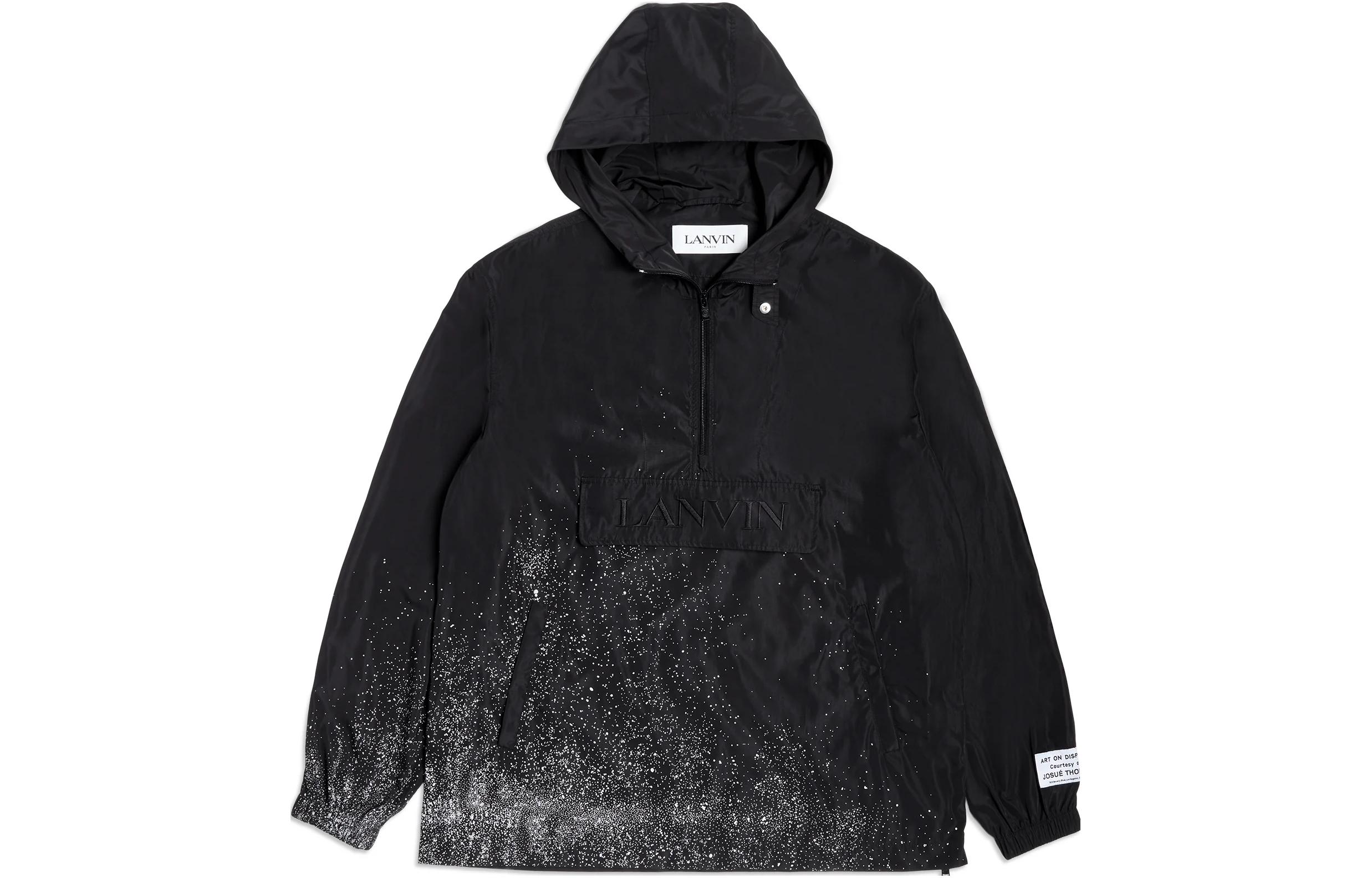 Gallery Dept Lanvin Back Print Hoodie Black Collaboration Edition RM-JAG038-BLCK
