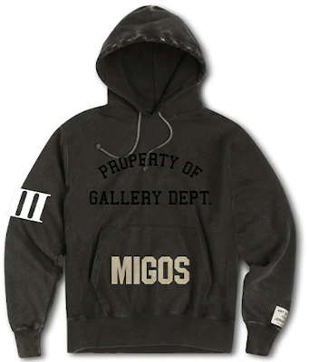 Gallery Dept x Migos For Culture III YRN Logo Print Hoodie Brown Unisex GD-SS21-039 Buy Gallery Dept x Migos For Culture III YRN Logo Print Hoodie Brown Unisex GD-SS21-039