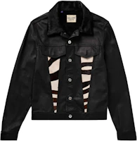 Gallery Dept x Mr Porter FW23 Calf Hair Leather Trucker Jacket Unisex Black 1647597324163585 Gallery Dept x Mr Porter FW23 Calf Hair Leather Trucker Jacket Unisex Black 1647597324163585