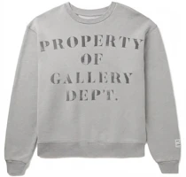 Gallery Dept x Mr Porter FW23 Distressed Lettering Crewneck Sweatshirt Grey Unisex 1647597324163583 Gallery Dept x Mr Porter FW23 Distressed Lettering Crewneck Sweatshirt Grey Unisex 1647597324163583