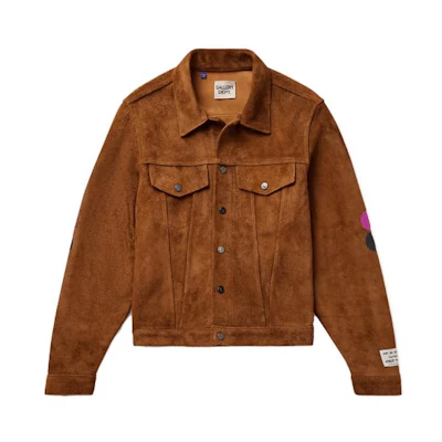 Gallery Dept Mr Porter FW23 Unisex Leather Patch Suede Jacket Brown 1647597324163551