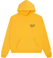 Gallery Dept Yellow Letter Hoodie Long Sleeve Sweatshirt GDLH-50025-GOLD Gallery Dept Yellow Letter Hoodie Long Sleeve Sweatshirt GDLH-50025-GOLD