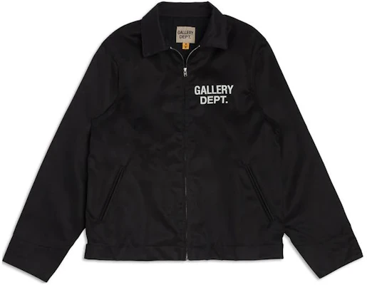Gallery Dept 拉鍊襯領外套 男女同款 黑色長袖 MJK-60000-BLCK-M Buy Gallery Dept 拉鍊襯領外套 男女同款 黑色長袖 MJK-60000-BLCK-M