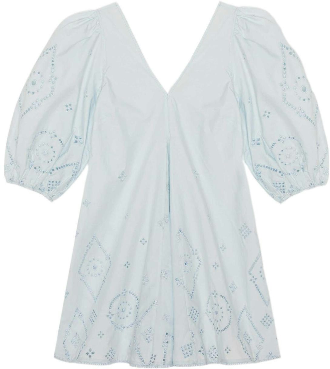 ganni-ss-22-blue-v-neck-lace-detail-short-sleeve-mini-dress-f7236-628-1