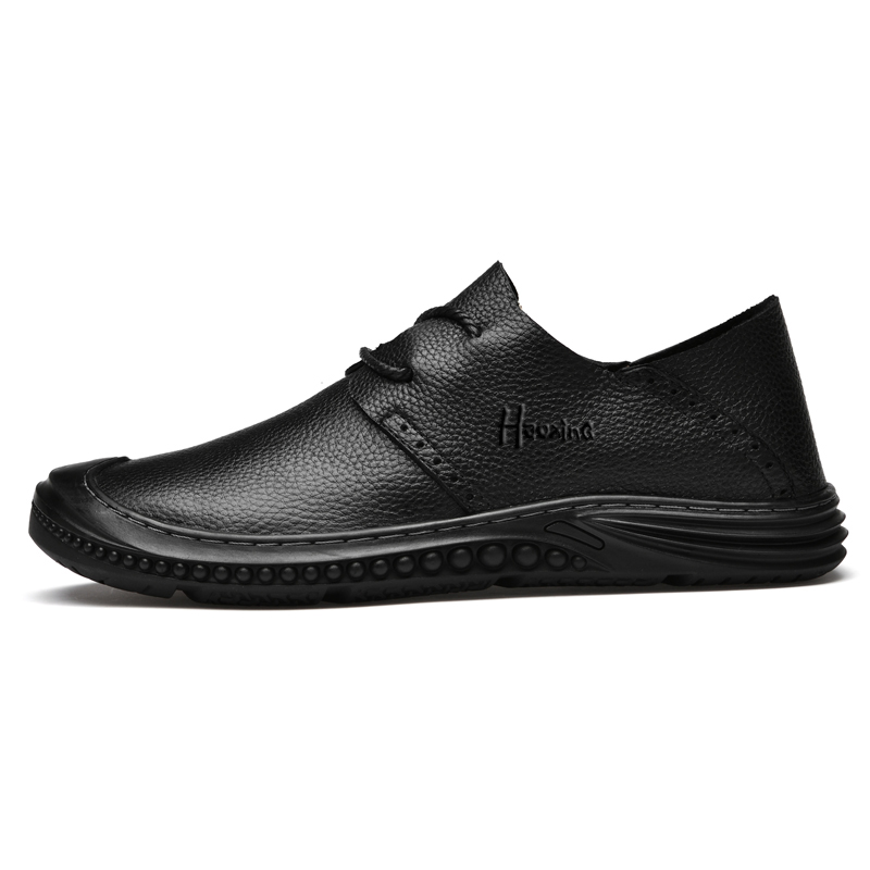 Gant Black Premium Leather Casual Shoes - Lightweight, Breathable & Slip-resistant LS2218