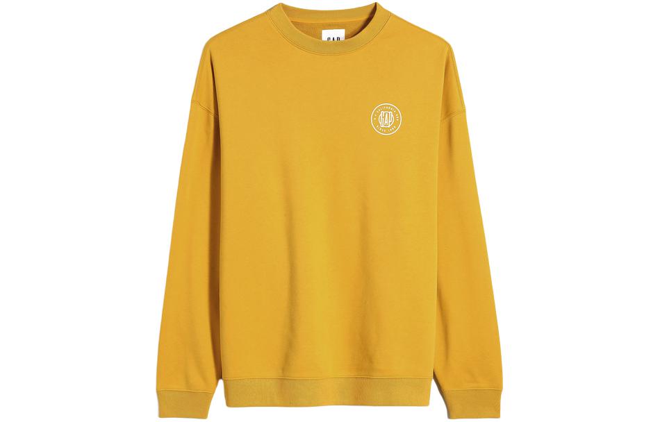 GAP Badge Crewneck Pullover Sweatshirt Unisex Long Sleeve 700297