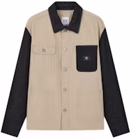 GAP Canvas Denim Patchwork Casual Comfort Jacket 877196 GAP Canvas Denim Patchwork Casual Comfort Jacket 877196