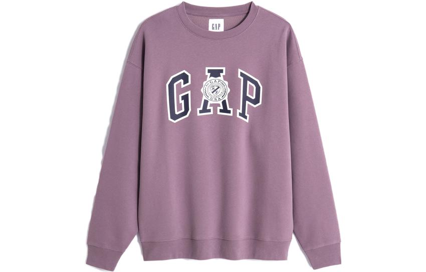 GAP Carbon Soft Fleece Logo Crewneck Pullover Sweatshirt Unisex. 760421-B